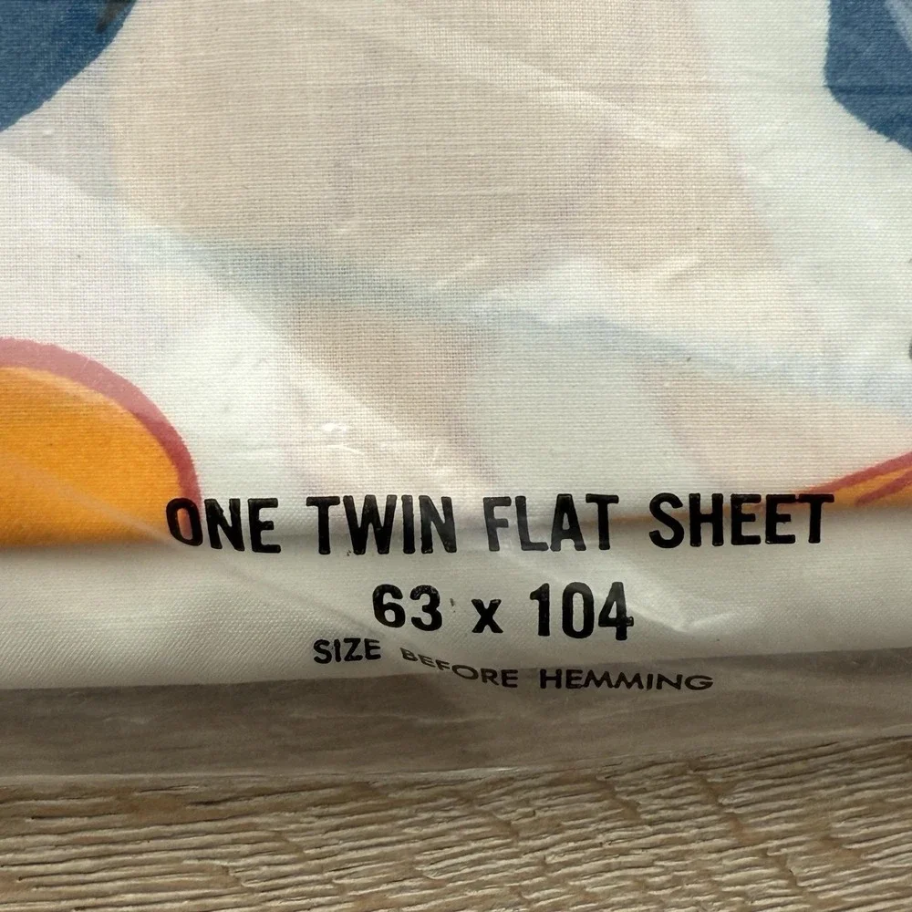 Wamsutta Ultracale VINTAGE Mickey‎ & His Friends Twin Flat And Fitted NEW In Pkg